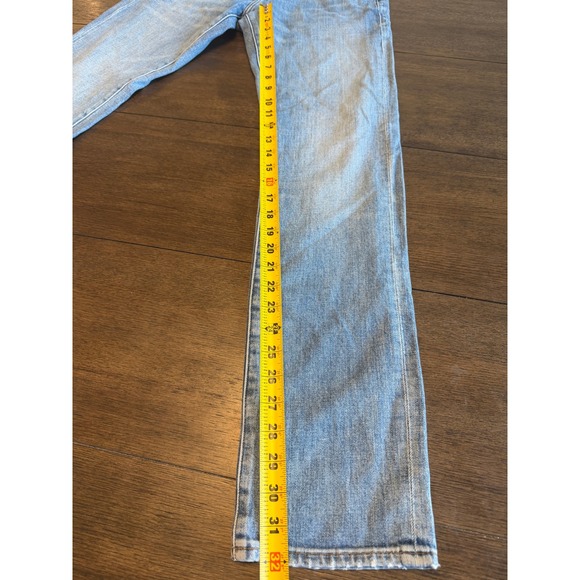 FRAME Denim L'Homme Slim Jeans Light Wash Blue Womens Size 30 - Picture 7 of 8